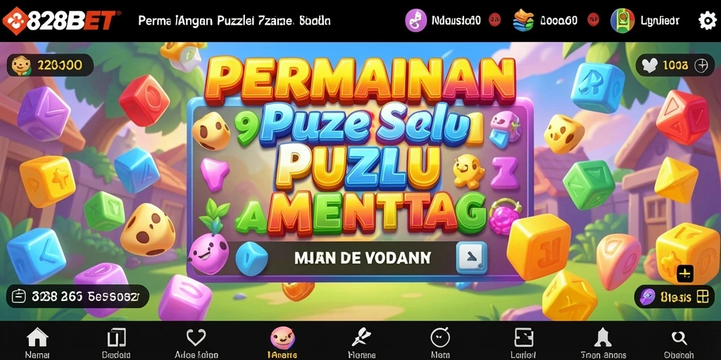 Gameplay menarik dari 828BET yang menampilkan berbagai tantangan puzzle.