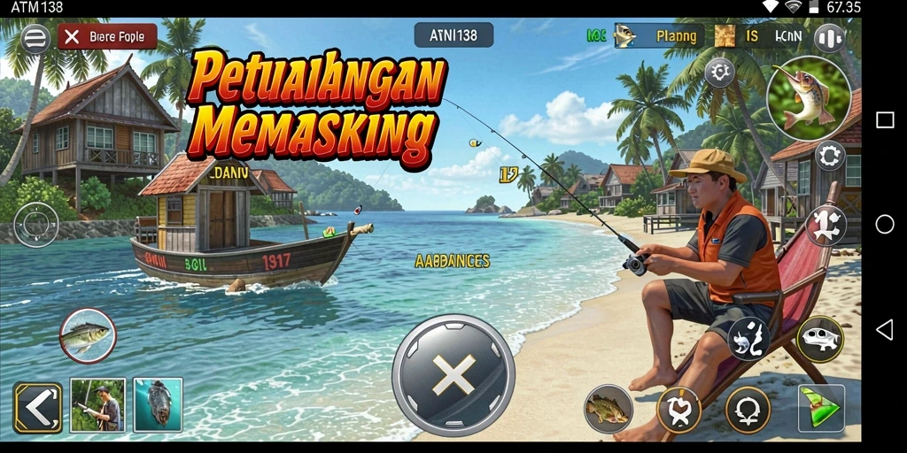 Tangkapan ikan yang memukau dalam permainan ATM138.