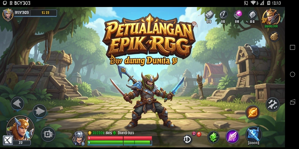 Tampilan gameplay seru dan mengesankan dalam BOY303.