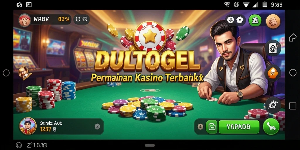 Tampilan gameplay menarik DULTOGEL di aplikasi Kasino.