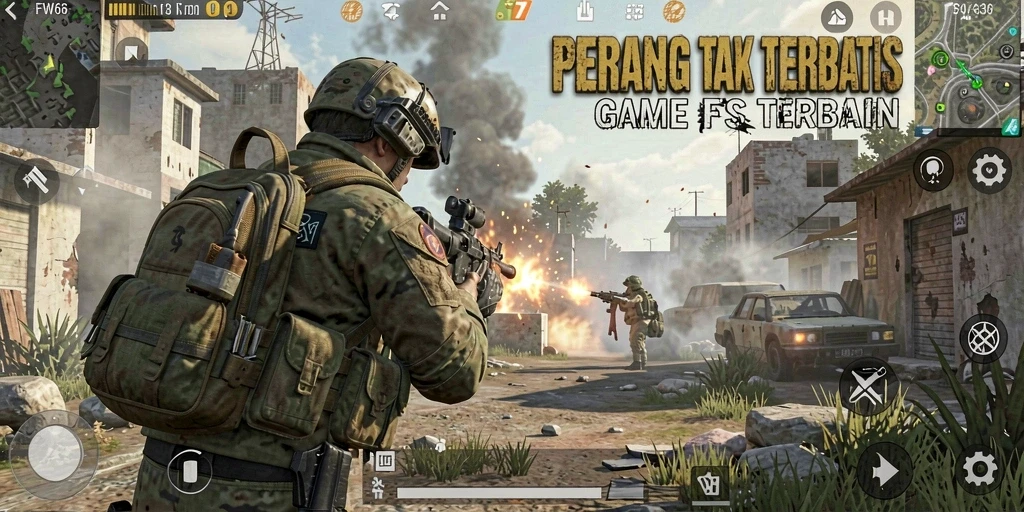 Gambaran gameplay mendebarkan dari FW66 dengan aksi FPS intens.