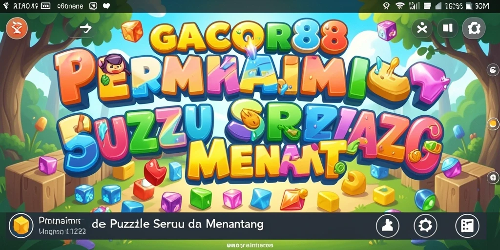 Tampilkan permainan puzzle yang seru dan menantang di GACOR88.
