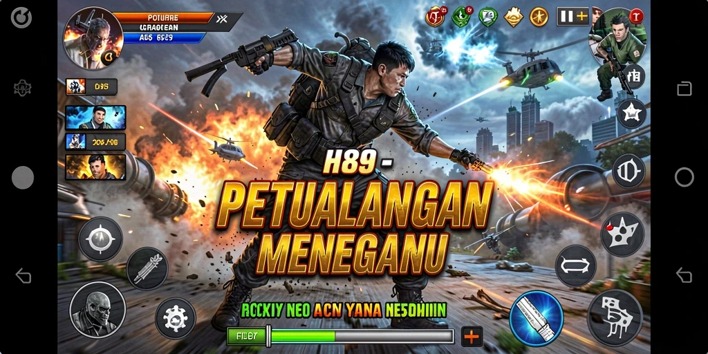 Tangkapan layar aksi mendebarkan dari gameplay H89.