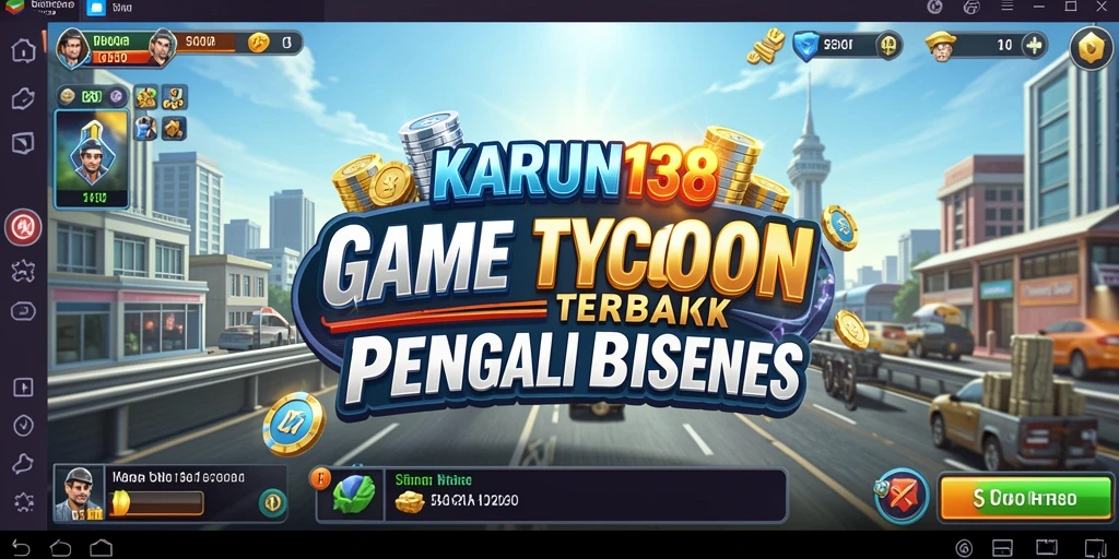 Tangkapan layar gameplay <strong>KARUN138</strong> menampilkan keseruan mengelola bisnis.