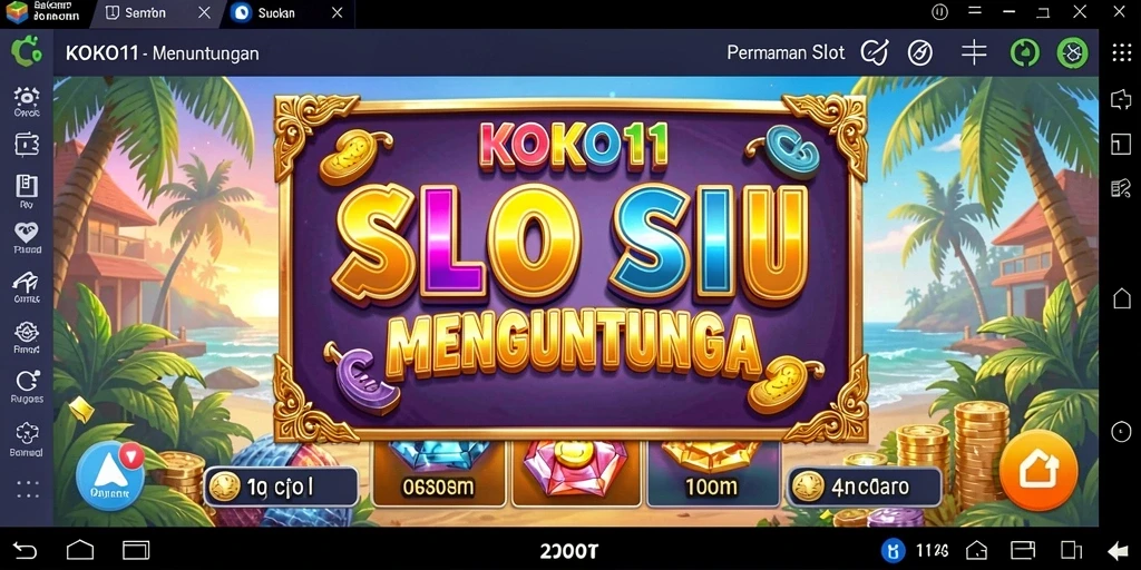 Tampilan gameplay seru KOKO11 dengan mesin Slot yang beragam.