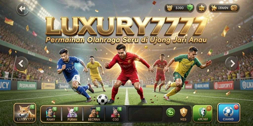 Tampilan gameplay seru LUXURY777 yang memukau.