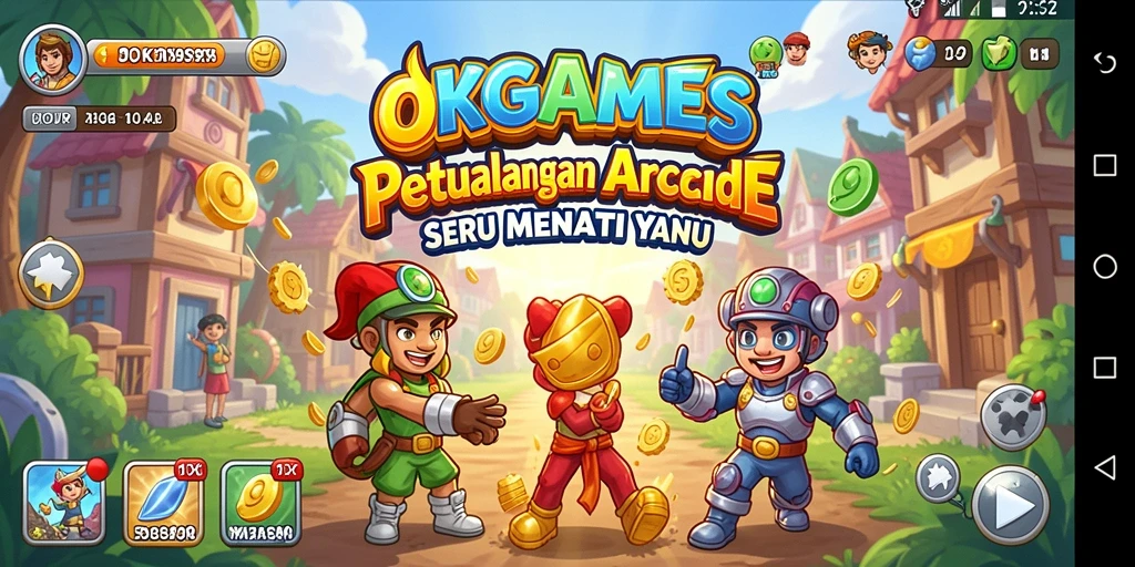 Tampilan gameplay OKGAMES yang menarik dan penuh aksi.