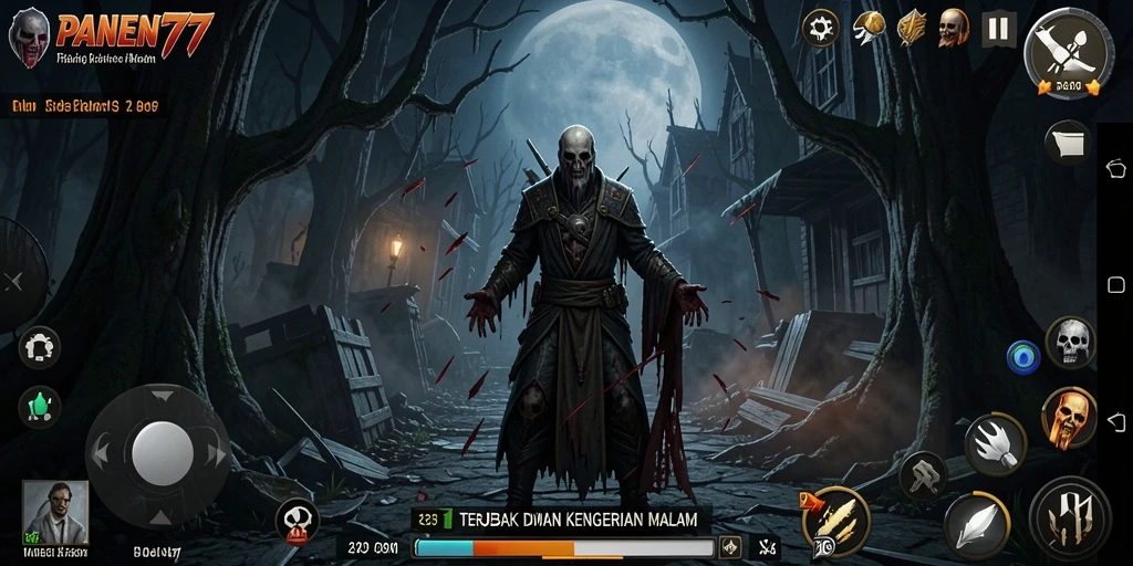 Gameplay menakutkan dengan atmosfer mencekam.