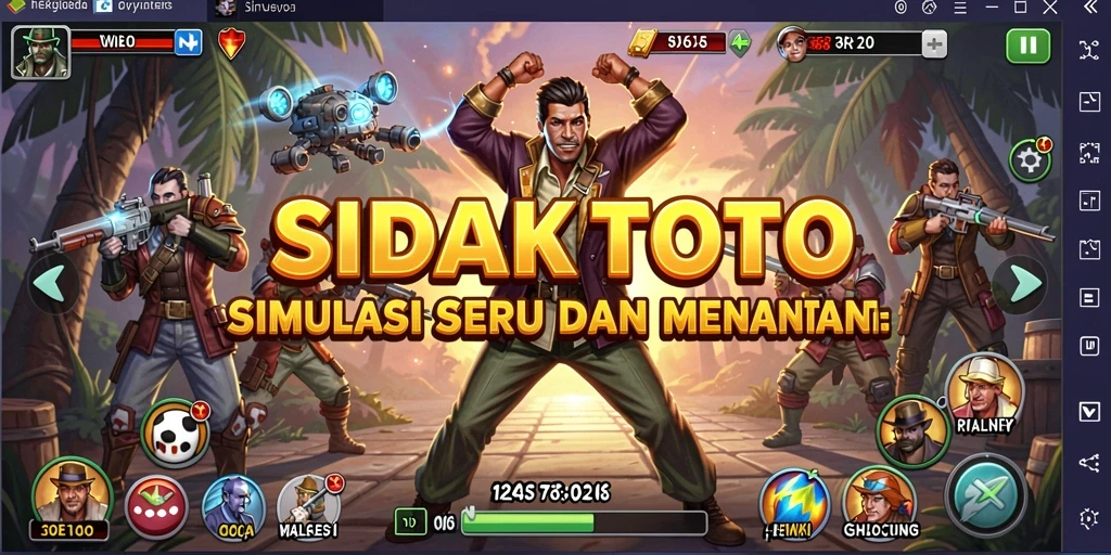Tampilan gameplay SIDAKTOTO yang menarik dan mendebarkan.