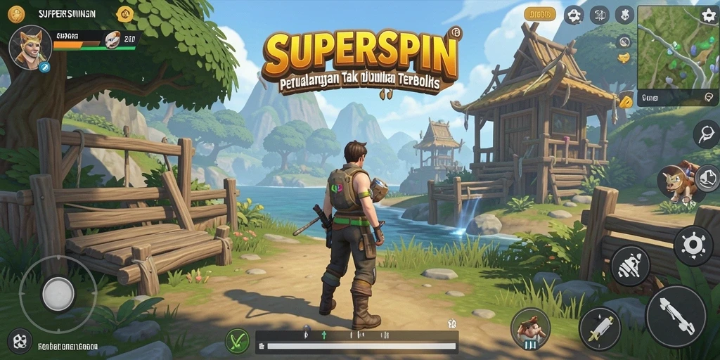 Tangkapan layar dari permainan Open World yang menakjubkan.