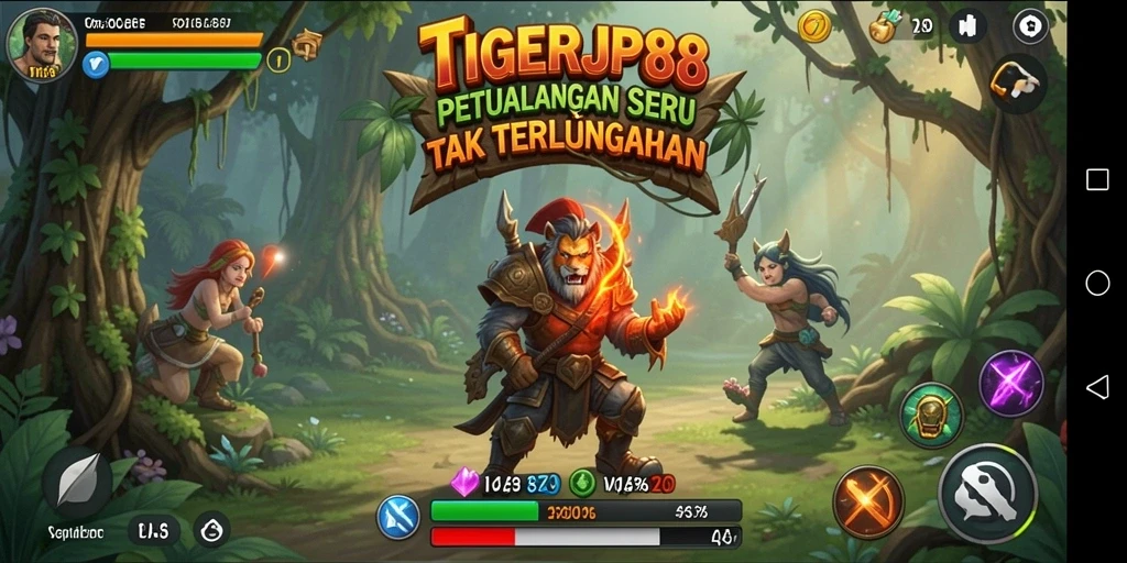 Tampilan gameplay seru di TIGERJP88 dengan berbagai petualangan menantang.