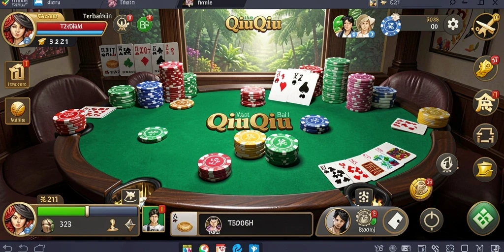 Gameplay seru QiuQiu di V21 yang menegangkan.