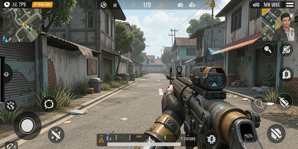 Tampilan gameplay V89 yang menegangkan dan penuh aksi.